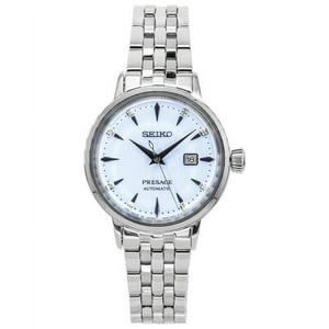 Reloj Seiko Presage Cocktail Time Skydiving Diamond Accents Blue Dial Automatic Sre007J1 Women'S Watch