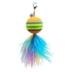 thumbnail image 2 of Juguetes Interactivos Para Gatos Cat Teaser Catcher Feather Wand Toy Ball Tassel 13cm, 2 of 5