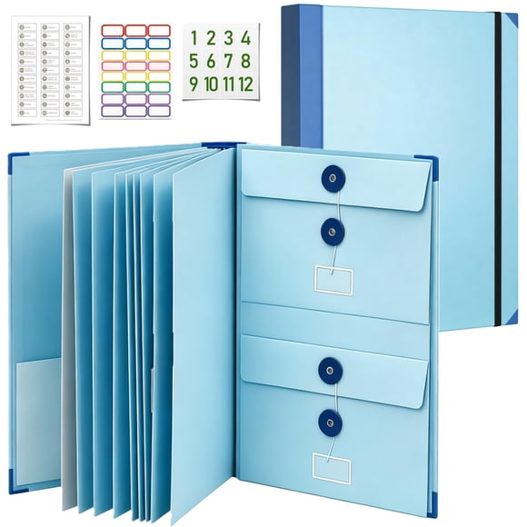 Carpeta de documentos KEENMARK HOME azul