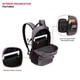 thumbnail image 4 of Mochila SwissGear 3598 Narrow Daypack 15.9 L para viajes diarios, color gris, 4 of 9