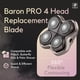 thumbnail image 2 of Repuesto Cuchilla Skull Shaver Baron PRO 4 Cabezas Wet Dry, 2 of 3