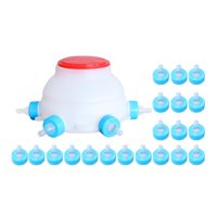 Ioensy - Biberón Para Corderos Biberones Para Corderos Suministros De Alimentación Para Lechones Cachorros Con 20 Tetinas De Repuesto