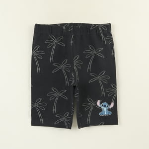 Calza Niña Biker Gris Oscuro Print Lilo & Stitch Disney