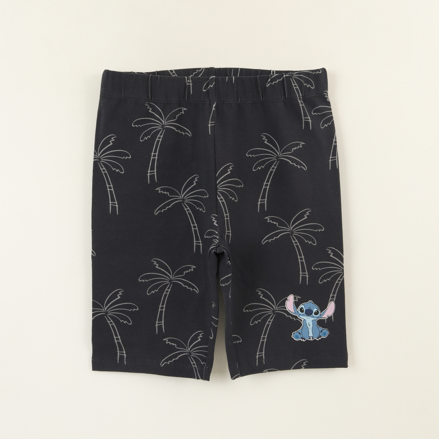 Calza Niña Biker Gris Oscuro Print Lilo & Stitch Disney