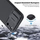 thumbnail image 5 of Funda Nillkin para iPhone 17 Pro Max con cubierta deslizante para cámara, negra, 6.9", 5 of 9