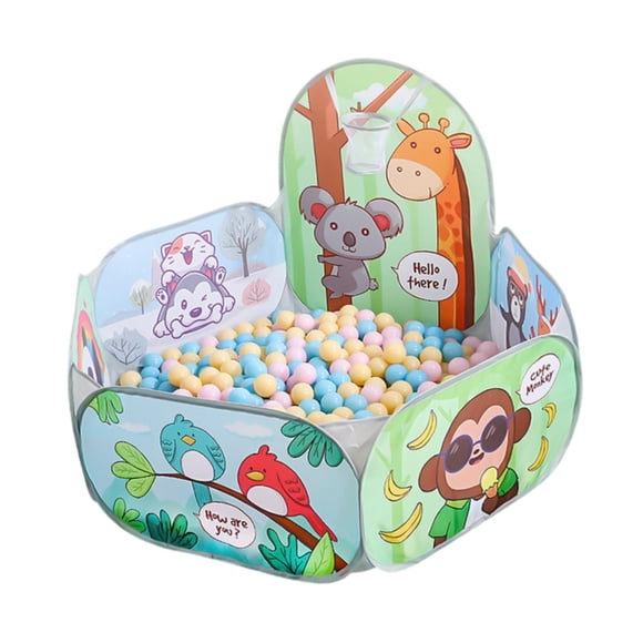 Tienda De Campaña Con Valla Para Niños, Plegable, Con 50 Pelotas, Estilo B