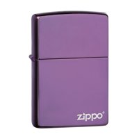 Encendedor Zippo Lighter Classic High Polish Purple Morado