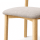 thumbnail image 4 of Silla Yuan de Madera Tapiz de Lino, 4 of 4
