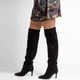 thumbnail image 1 of Bota Bucanera Italiana en Gamuza Negra Talla 36 Mujer, 1 of 2