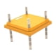 thumbnail image 3 of Calentador Eléctrico Para Jaula De Pollos, Calentador Para Aves De Corral, Placa Calefactora Para Incubar, Amarillo, 25x25cm, 3 of 5