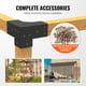 thumbnail image 5 of Kit de soportes para pérgola VEVOR, 4 x 4 pulgadas (tamaño interior 3,6 x 3,6), 4 unidades, 5 of 9
