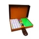 thumbnail image 3 of Juego De Viaje Mahjong Con Caja De Transporte Acrílico Para Noches De Juego Diversión En Casa Verde, 3 of 5