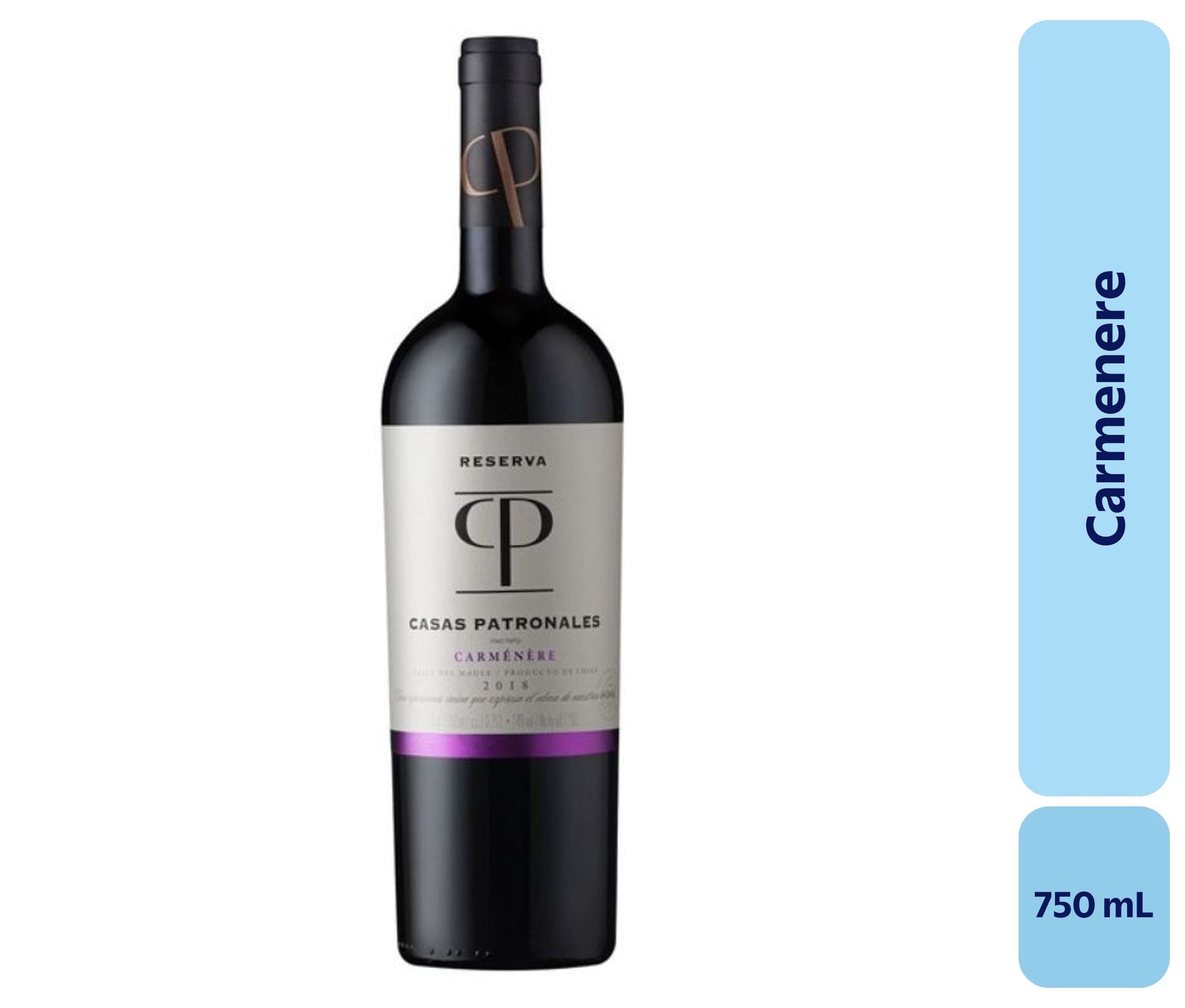 Casas Patronale - Vino Carménère Botella