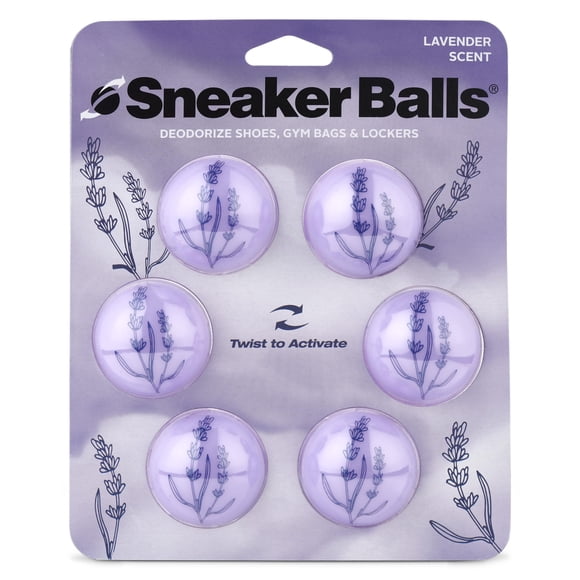 Sneaker Balls - Bolas Desodorantes para Zapatos Lavanda (Pack de 6)