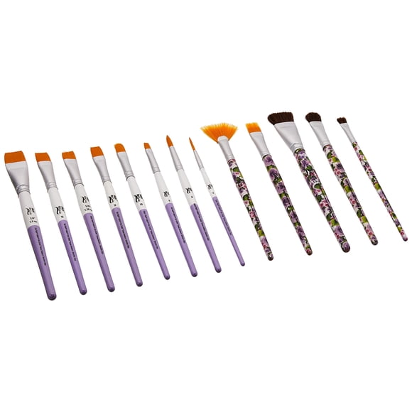 Set de Pinceles Plaid FolkArt One Stroke de 13 Piezas