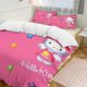 thumbnail image 2 of Hello Kitty Turns Into A Star 3 Pieces Duvet Cover Set Full Size Super Soft Fade Resistant Microfiber, 2 of 4