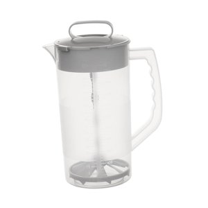 Magideal - Jarra Mezcladora Para Bebidas, Vajilla Para Servir Bebidas, Resistente, Ajustable, Con Émbolo, Suministros De Cocina Multiusos, Recipiente Para Jugo