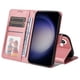 thumbnail image 3 of Funda Billetera para Samsung Galaxy S25 con Porta Tarjetas y Soporte Ajustable Rosa, 3 of 5