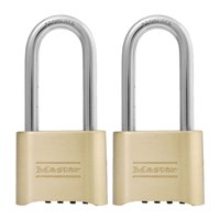 Cerradura De Combinación Master Lock 175Lhec2 De Latón, Paquete De 2