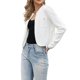 thumbnail image 4 of INSPIRE CHIC Cárdigan de punto con botones para mujer de manga larga con cuello redondo y bolsillos frontales, suéter casual, talla S, blanco, 4 of 6
