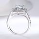 thumbnail image 4 of Anillos de Compromiso Delicados de 3 Quilates para Mujer Anillos de Boda de Plata Esterlina S925 Corte Pera Anillo de Diamante Simulado Anillos de Eternidad con CZ Anillos de Promesa para Ella, 4 of 6