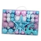 thumbnail image 3 of Juego De 102 Bolas Navideñas Con Adornos De Ciervos Y Estrellas Para El Hogar, Bodas, Cumpleaños, Azul, Blanco Y Rosa, 3 of 3