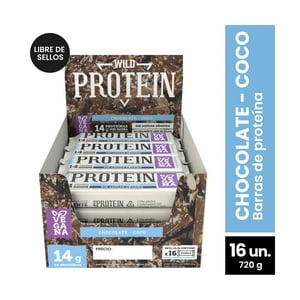 Wild Protein - Bar Proteina Choco Coco 45G 16U