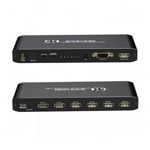 Genérico - Controlador De Pared Videowall 3X2 4K 6 Pantallas Hdmi