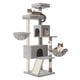 thumbnail image 1 of Árbol para Gatos Feandrea Torre de Peluche Multinivel Gris 174 cm, 1 of 7