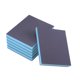 thumbnail image 1 of Unique Bargains Bloque de Lijado de Grano 220 Almohadilla 4.7" x 3.9" x 0.4" Esponja de Lijado Azul Paquete de 6, 1 of 3