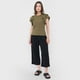thumbnail image 4 of Polera Mujer Rib Vuelos Verde Corona, 4 of 5