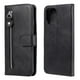 thumbnail image 1 of Funda con Cremallera para Samsung Galaxy A22 4G, Carcasa Cartera de Cuero PU con Soporte y Tarjetero, 1 of 6