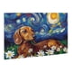 thumbnail image 2 of Puzzle CDSASHCA Dachshunds Under Stars 500 piezas, 2 of 9