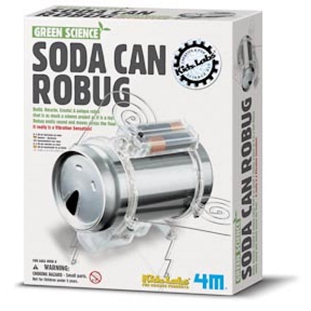 Robot Toy, lata de refresco robusta de 4 m con instrucciones para niños mayores de 8 años