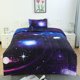 thumbnail image 2 of REGALWOVEN Juego de Edredón de 2 Piezas Galaxias de Poliéster para Todas las Estaciones con Funda de Almohada, Púrpura Twin, 2 of 6