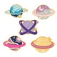 thumbnail image 4 of 5 Piezas Lindo Planeta Esmalte Pines Conjunto Bolso Sombrero Solapa Pin Aleación Broche, 4 of 5