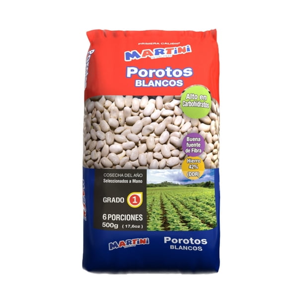 Porotos Blancos Bolsa, 500 g