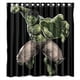 thumbnail image 1 of Cortina de ducha de Hulk, juego de cortinas de baño con ganchos, tamaño 66 x 72 pulgadas, 1 of 3