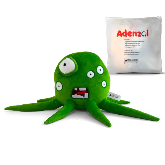 Peluche Pulpo Verde Wobbly Life de Adenzai