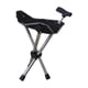thumbnail image 4 of Bastón Ergonómico Ajustable Con Asiento Para Senderismo Y Acampada, Color Negro, 4 of 5