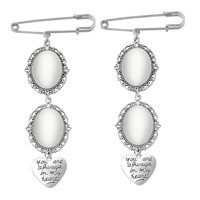 Bothyi - 2 Uds. De Abalorios Para Foto De Ramo De Boda, Pin De Marco Para Boda, Fiesta De Amigos