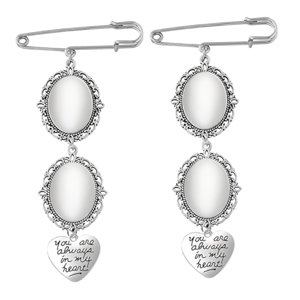 Bothyi - 2 Uds. De Abalorios Para Foto De Ramo De Boda, Pin De Marco Para Boda, Fiesta De Amigos