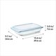 thumbnail image 2 of Plato para hornear OXO Good Grips de vidrio de 3 litros con tapa, 2 of 6