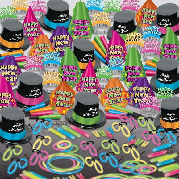 Artículos para fiesta Beistle Neon Super Bonanza para 100 personas