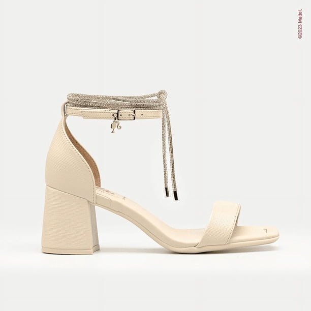 Sandalia Mujer Blanco 6300 Barbie Piccadilly