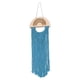 thumbnail image 2 of Macrame Hair Bow Holder Cuerda Resistente Colgando Pinzas Para El Cabello Colgador Para Regalo De Pared Azul, 2 of 3