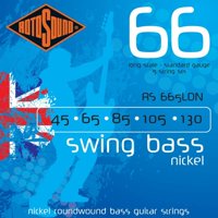 Rotosound - Set Bajo Eléctrico Nickel Swing 5 Set 45-130 Rs665Ldn