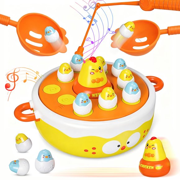 Juego de mesa FortiTrust 4‑en‑1 Amarillo Naranja