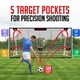 thumbnail image 3 of Soccer Target Net ZEALFEEL de 12 x 6 pies con 5 zonas de puntuación, 3 of 9