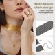 thumbnail image 3 of Collar Ancho de Lentejuelas Uxcell, Collar Corto Brillante de Malla Metálica Punk con Cadena de Lentejuelas para Mujeres Accesorios Fiesta Banquete Diario Vestido, Negro, 3 of 6